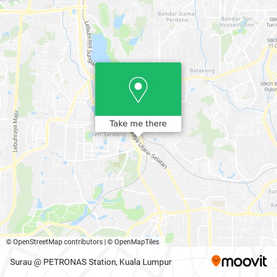 Surau @ PETRONAS Station map