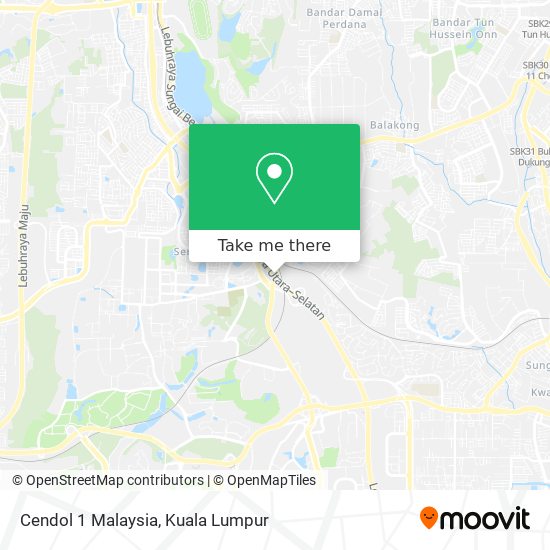 Cendol 1 Malaysia map