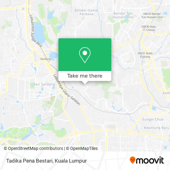 Tadika Pena Bestari map