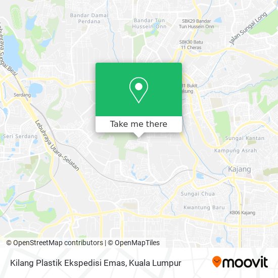 Kilang Plastik Ekspedisi Emas map