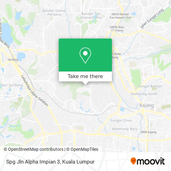 Spg Jln Alpha Impian 3 map