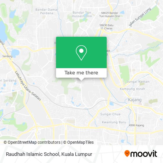 Raudhah Islamic School map