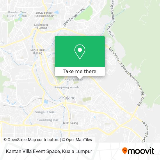 Kantan Villa Event Space map
