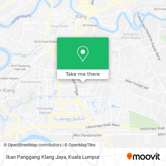 Ikan Panggang Klang Jaya map