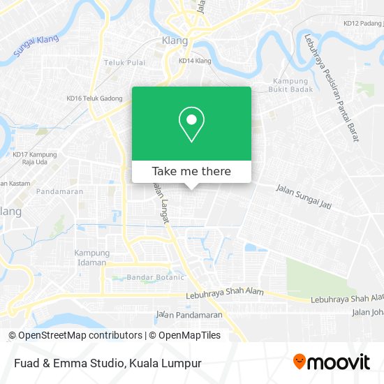 Fuad & Emma Studio map