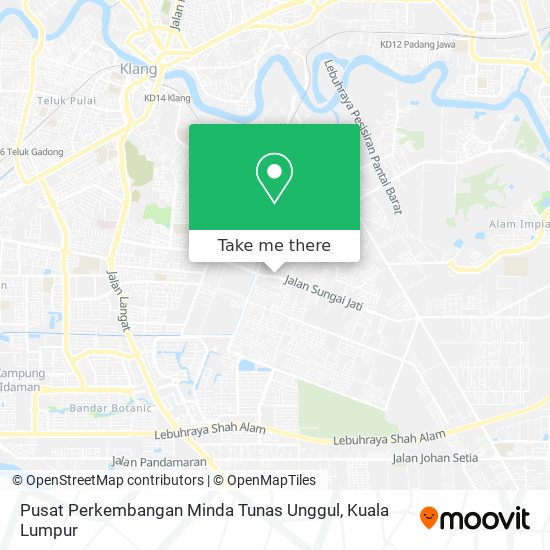 Peta Pusat Perkembangan Minda Tunas Unggul