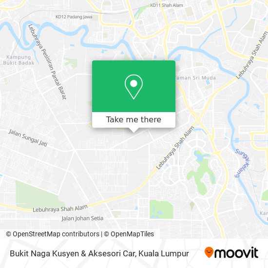 Bukit Naga Kusyen & Aksesori Car map