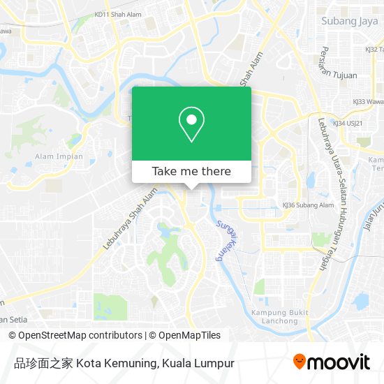 品珍面之家 Kota Kemuning map
