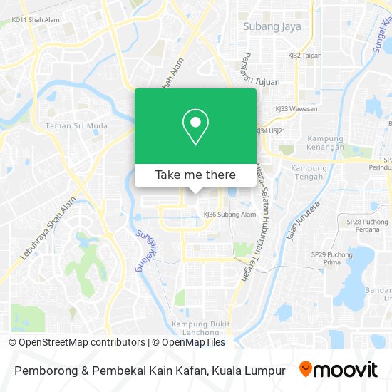 Pemborong & Pembekal Kain Kafan map