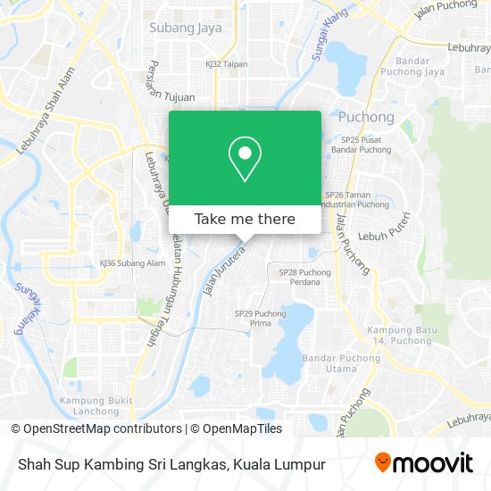 Shah Sup Kambing Sri Langkas map