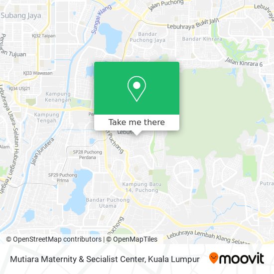 Mutiara Maternity & Secialist Center map