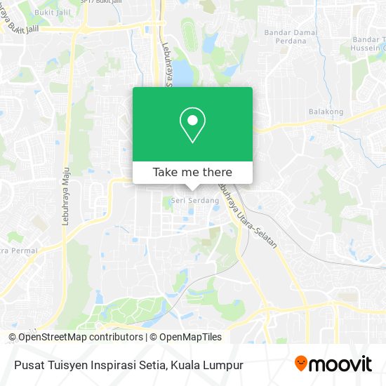 Pusat Tuisyen Inspirasi Setia map