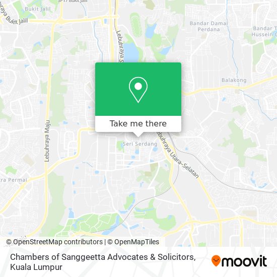 Chambers of Sanggeetta Advocates & Solicitors map