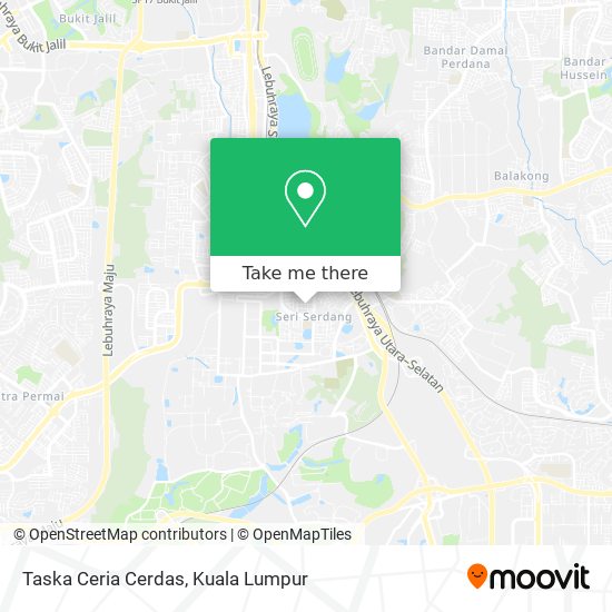 Taska Ceria Cerdas map