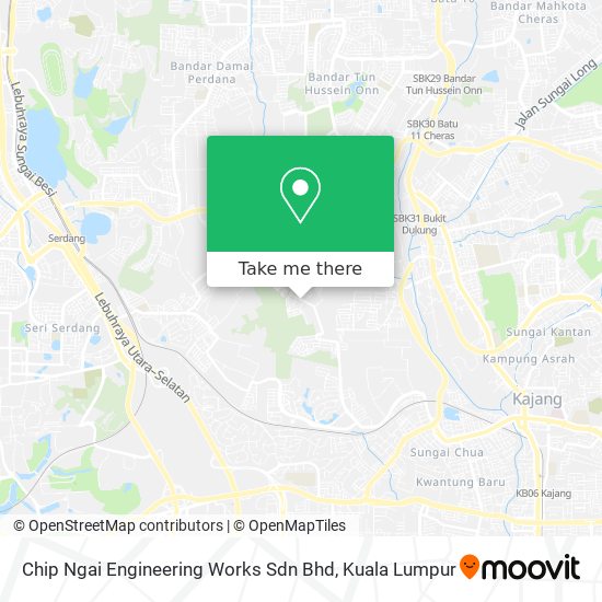 Peta Chip Ngai Engineering Works Sdn Bhd
