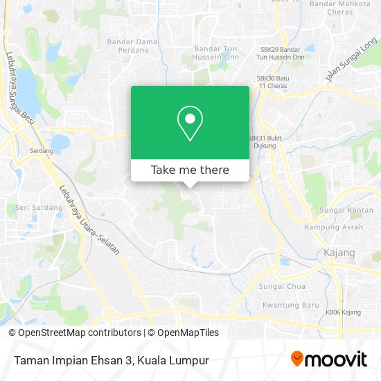 Taman Impian Ehsan 3 map