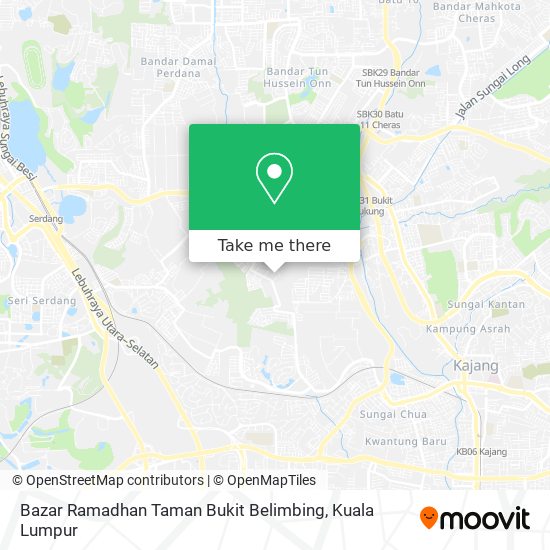 Bazar Ramadhan Taman Bukit Belimbing map