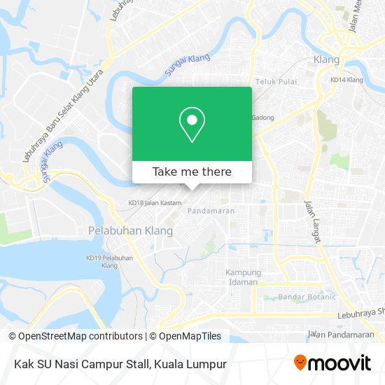 Kak SU Nasi Campur Stall map