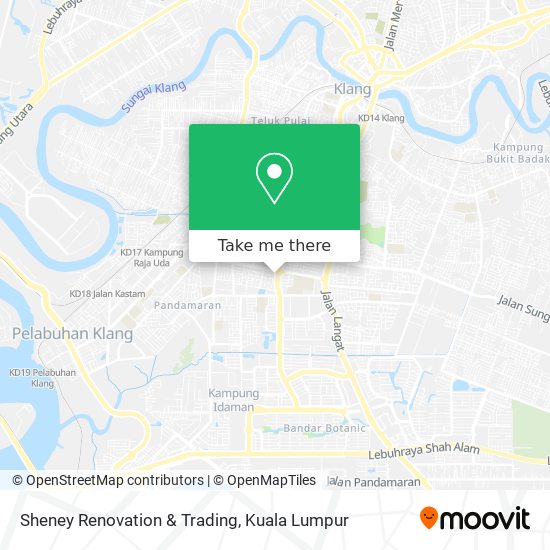 Sheney Renovation & Trading map