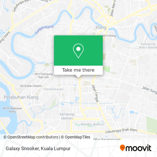 Galaxy Snooker map