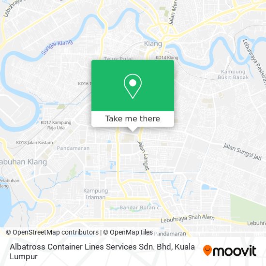 Albatross Container Lines Services Sdn. Bhd map