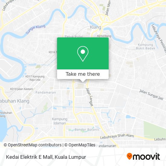 Kedai Elektrik E Mall map