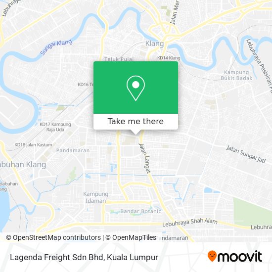 Lagenda Freight Sdn Bhd map