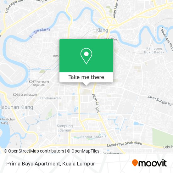 Prima Bayu Apartment map