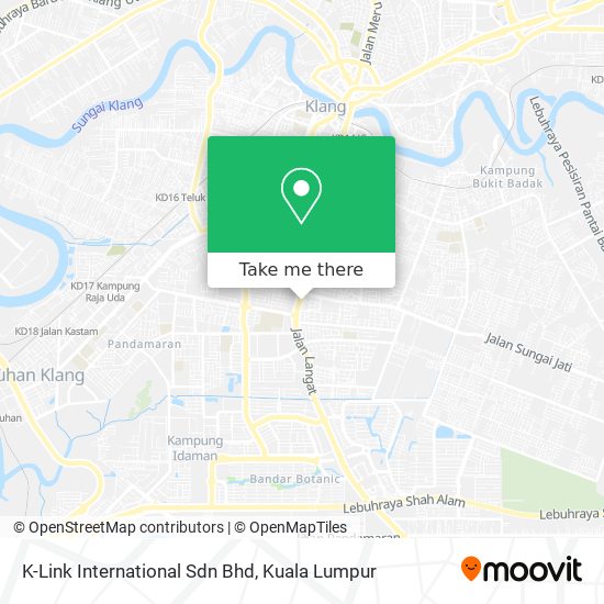 K-Link International Sdn Bhd map
