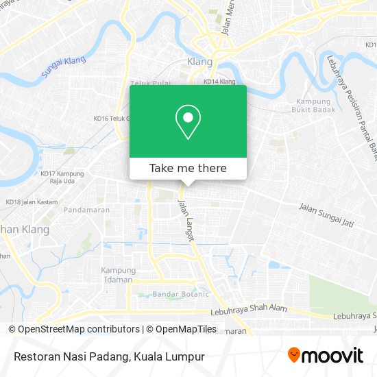 Peta Restoran Nasi Padang