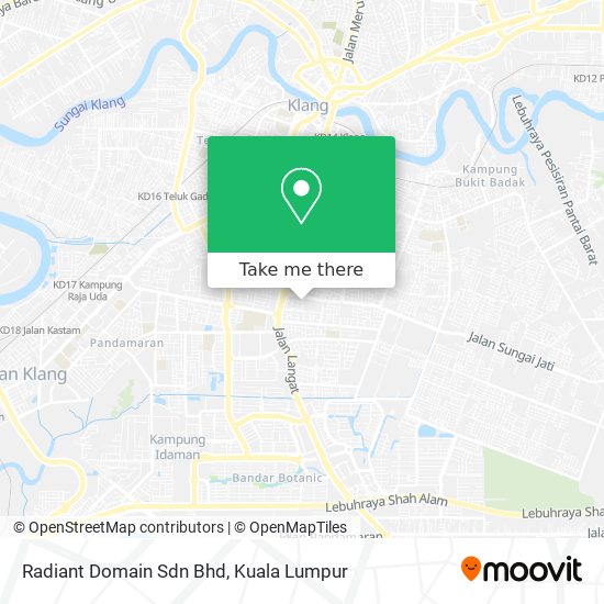 Radiant Domain Sdn Bhd map