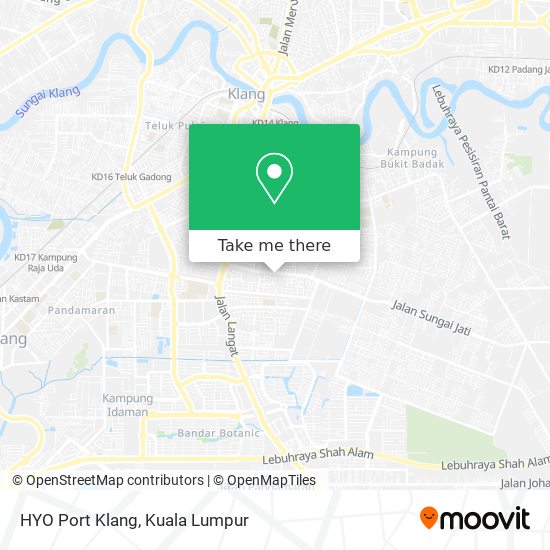 HYO Port Klang map