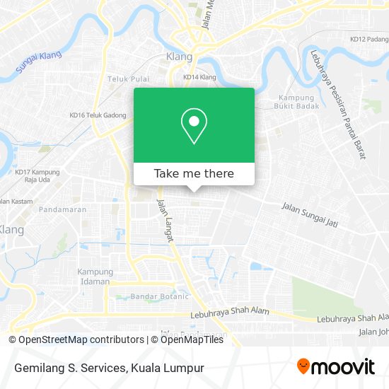 Gemilang S. Services map