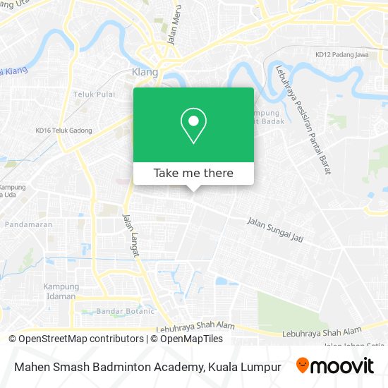 Peta Mahen Smash Badminton Academy