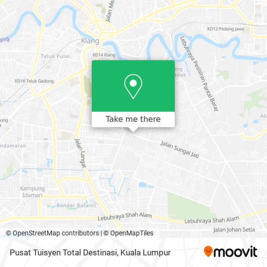 Peta Pusat Tuisyen Total Destinasi