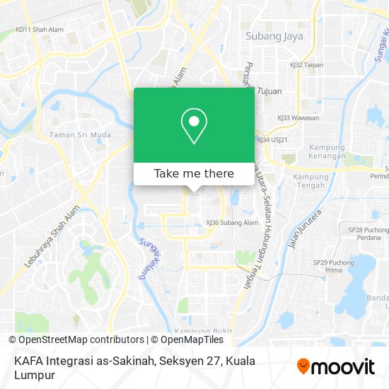 KAFA Integrasi as-Sakinah, Seksyen 27 map