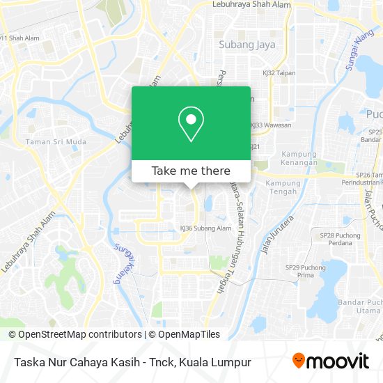 Taska Nur Cahaya Kasih - Tnck map