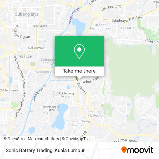 Sonic Battery Trading map