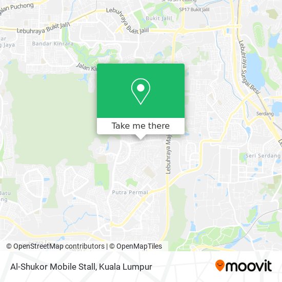 Al-Shukor Mobile Stall map