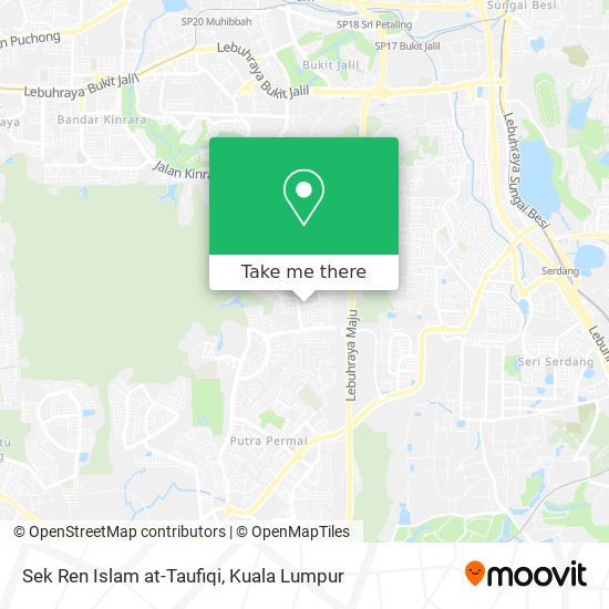 Sek Ren Islam at-Taufiqi map