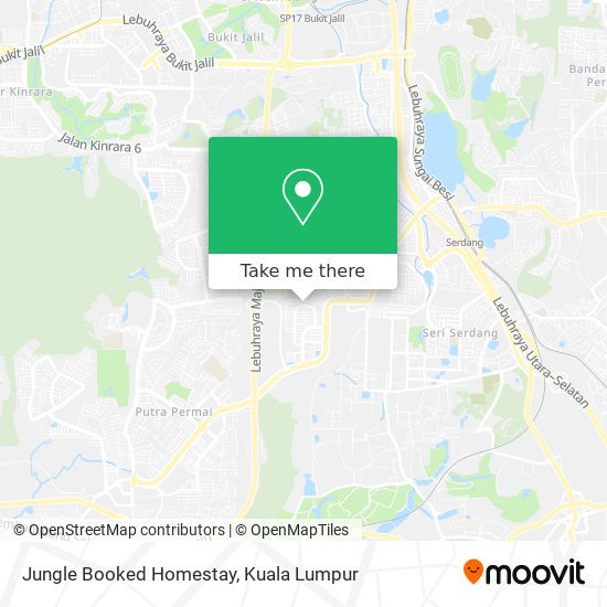 Jungle Booked Homestay map