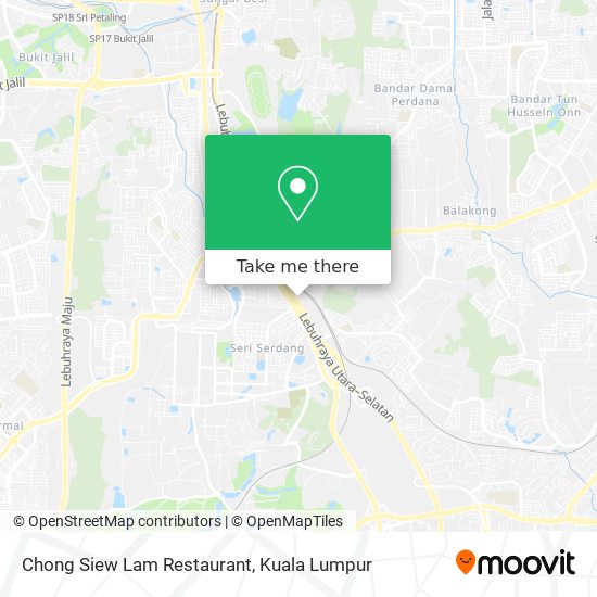 Chong Siew Lam Restaurant map