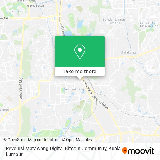 Revolusi Matawang Digital Bitcoin Community map