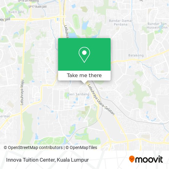 Innova Tuition Center map