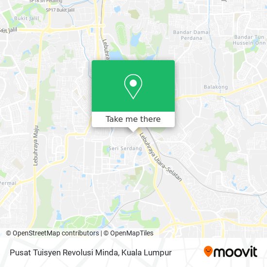 Pusat Tuisyen Revolusi Minda map