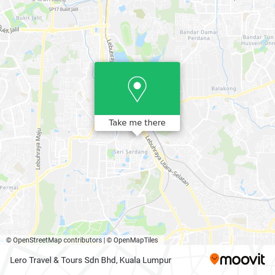 Lero Travel & Tours Sdn Bhd map