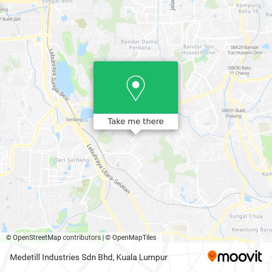 Medetill Industries Sdn Bhd map