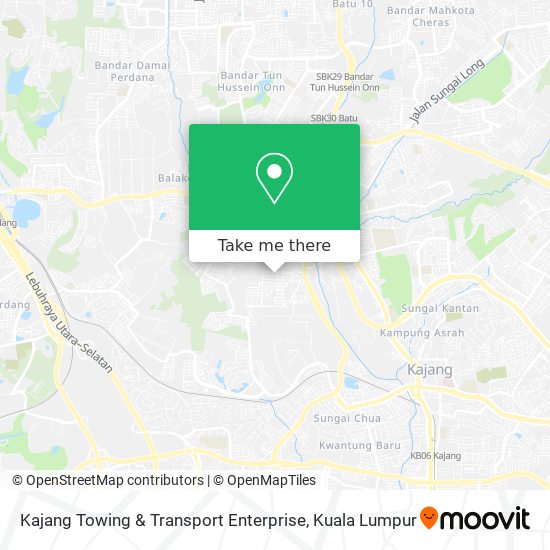 Peta Kajang Towing & Transport Enterprise
