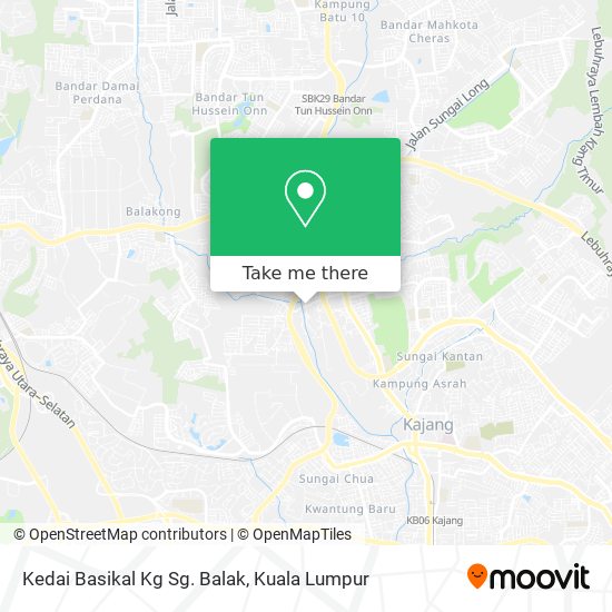 Kedai Basikal Kg Sg. Balak map