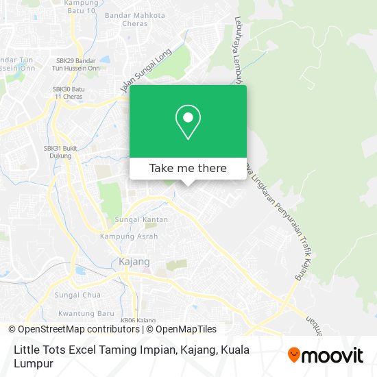Little Tots Excel Taming Impian, Kajang map